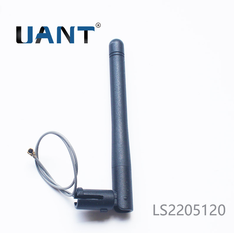 2.4G 2dBi黑色出线星空电子，L=200mm+端子