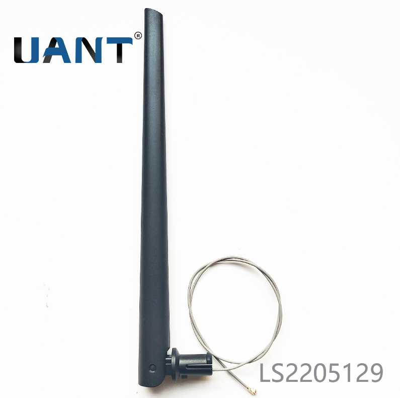 2.4G 5dBi黑色梯形出线星空电子，L=300mm+端子