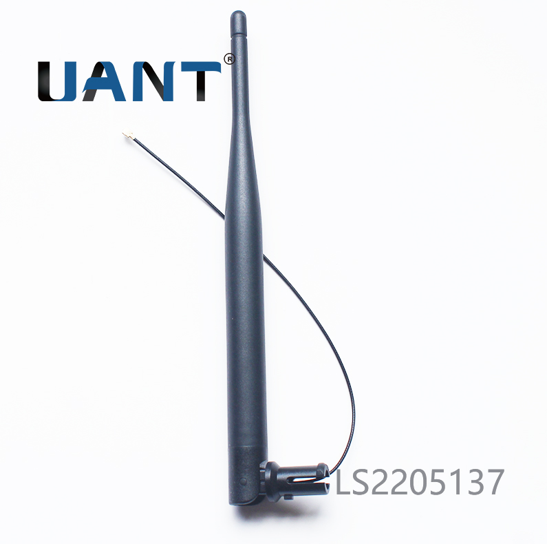 NB-LOT 5dBi圆形黑色出线星空电子，L=150mm+端子