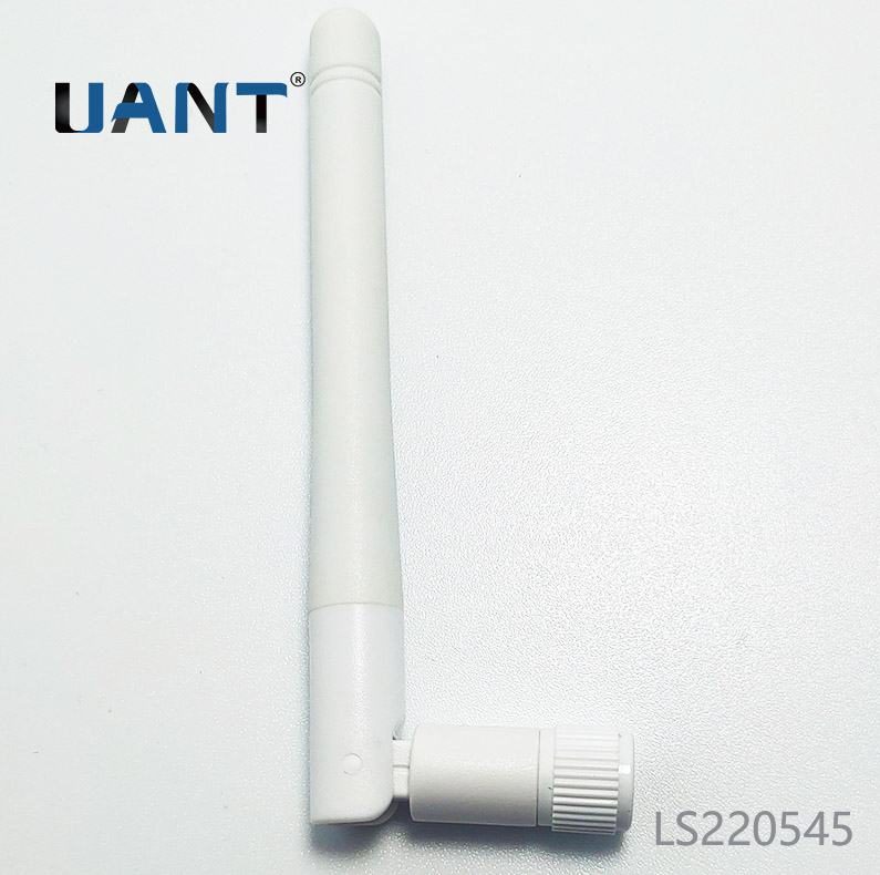 2.4G 2dBi白色外置星空电子,SMA公头母针