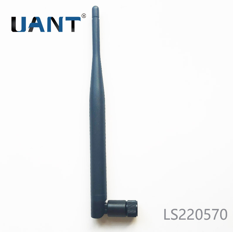 915MHz 大棒球黑色外置星空电子，SMA公头母针