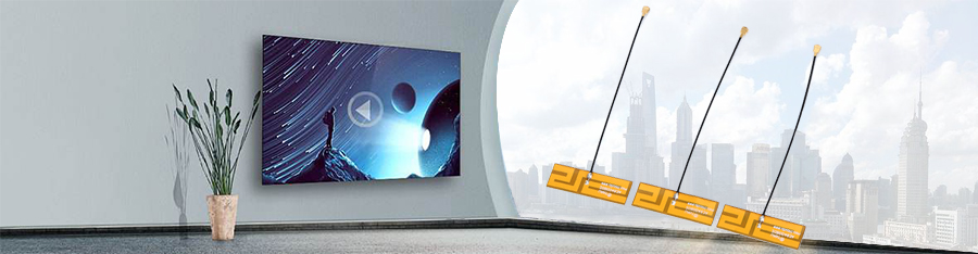 3dBi FPCB板内置星空电子+IPEX (0.81黑色线材+第二代IPEX）