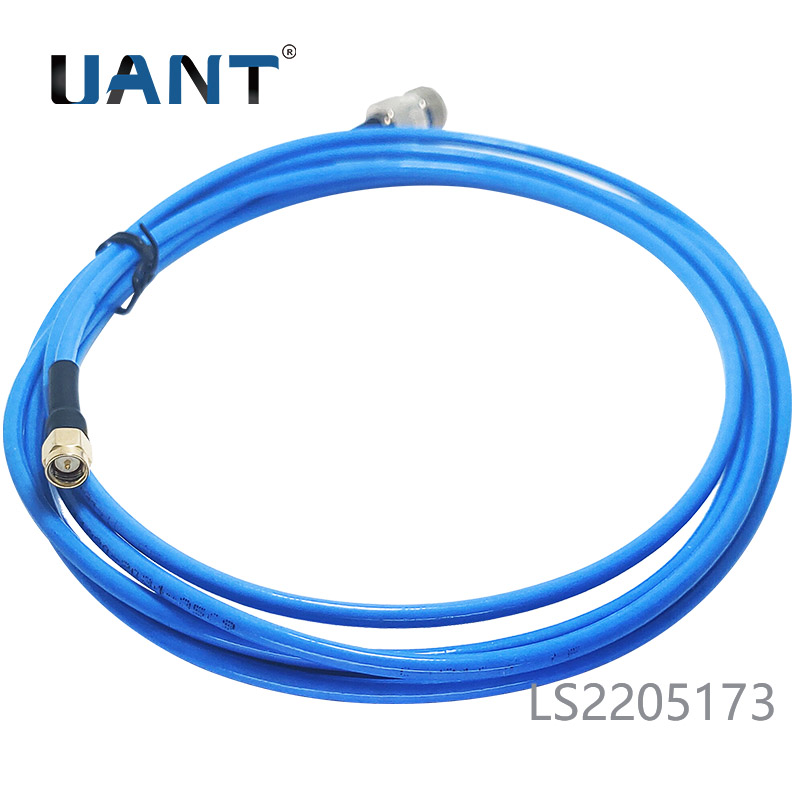 N母头短牙型 TO SMA公头母针,线长L=2800mm（蓝色141线）