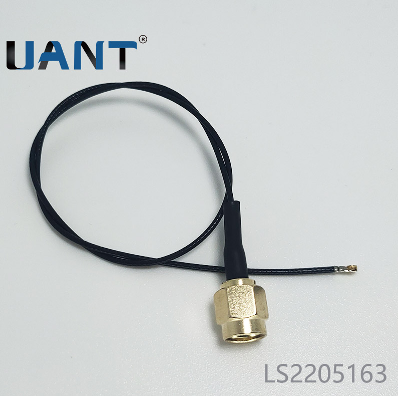 OD90mm吸盘玻璃钢星空电子底座，N母头 TO SMA公头公针,ALSR195线材5米