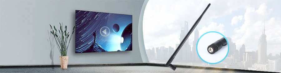 1430-1480MHz-大SMA公头公针-7dBi黑色星空电子