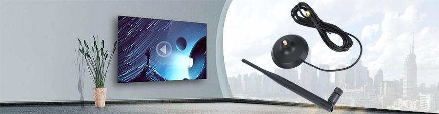 3dBi 吸盘星空电子(JACK公针SMA公针)；黑色（5dBi塑胶件）(RG174线材)