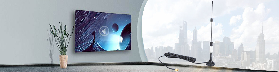 7dBi 黑色吸盘星空电子+SMA公针