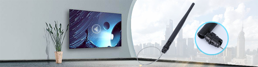 3dBi 小棒球白色星空电子+IPEX